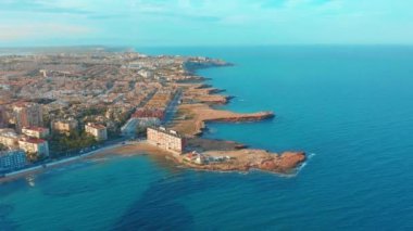 Plaj ve sahil manzarası, Costa Blanca Sahili, Günbatımı