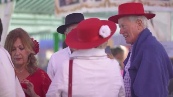 セビリア, スペイン-月 5, 2019: スペインの伝統的な祭り. — ストック動画