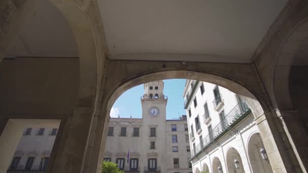 西班牙阿利坎特市政厅. — 图库视频影像
