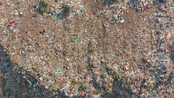 巨大なゴミ捨て場、地球の生態学的災害. — ストック動画