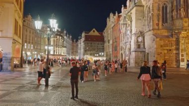 Prague, Czech Republic, 08.08.2025: Strolling through the old streets of Prague, Czech Republic, in the evening.