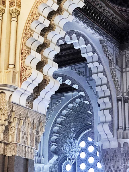 View Showing Parts Five Different Arches Traditional Islamic Architectural Style — Stock Photo, Image