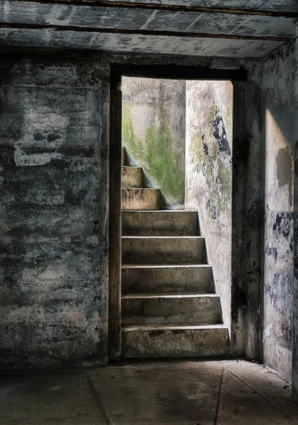 Treppe in Fort Casey — Stockfoto