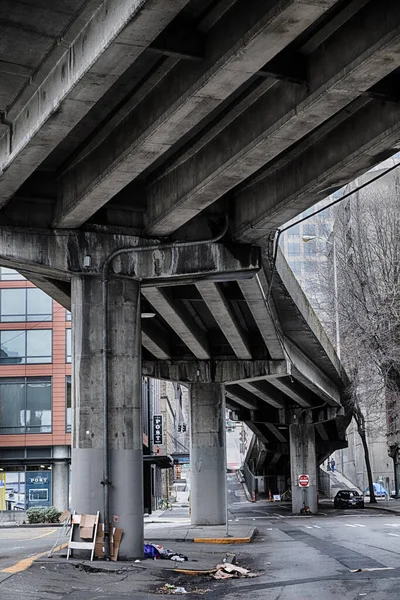 Columbia Street Under The Viaduct — Stock fotografie