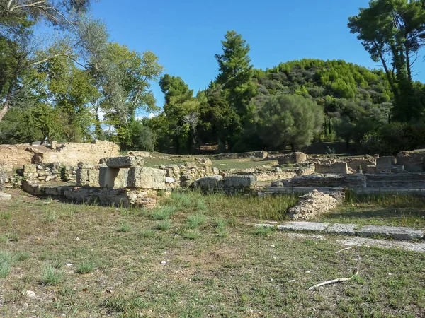 Olimpia Grecia Ottobre 2017 Rovine Dell Antica Olimpia Sito Giochi — Foto Stock