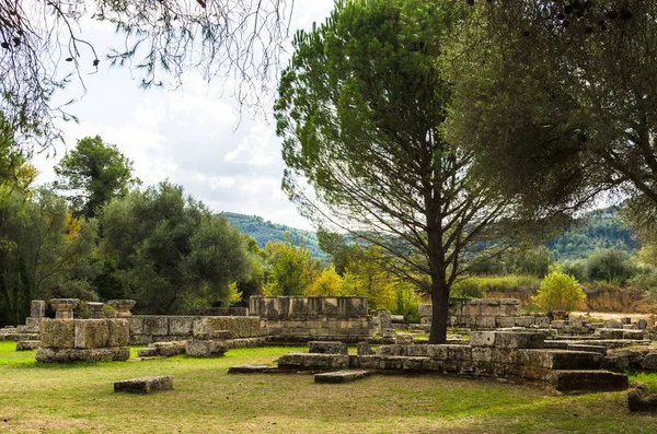 Olympia Griekenland Oktober 2017 Ruïnes Van Het Oude Olympia Site — Stockfoto