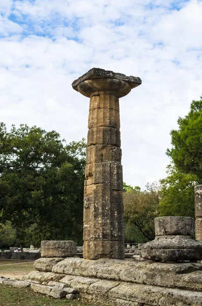 ペロポネソス半島 ギリシャのオリンピアの遺跡の古代遺跡 776 紀元前 オリンピア ギリシャのオリンピアでホスティングされていたオリンピック古代の — ストック写真