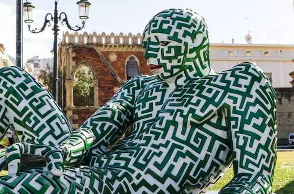 Reggio Calabria Itália Outubro 2017 Escultura Moderna Artista Paola Epifani — Fotografia de Stock