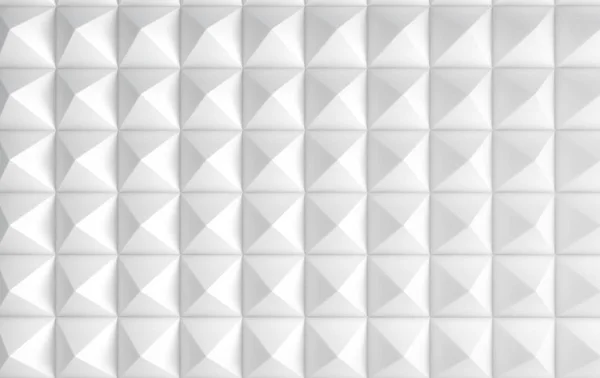 3d render white triangle background. Paper pyramid geometric abs