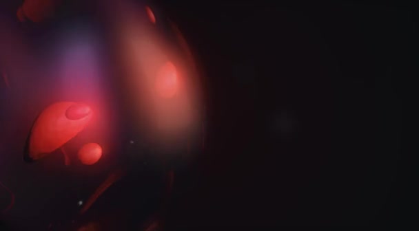FUDD HD。赤い球の形成。アニメーション。特に — ストック動画