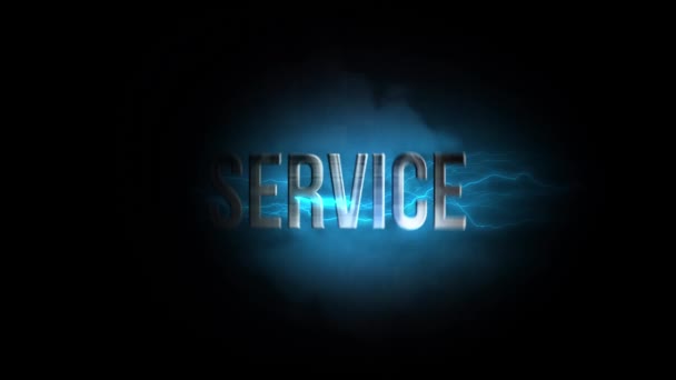 Digital service lighting introduction. Intro. — Stock Video