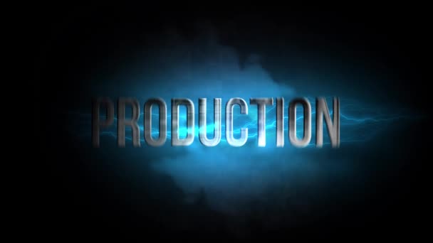 Digital production lighting introduction. Intro. — Stock Video