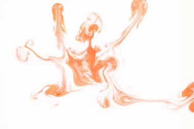 Soyut renkler, arka planlar ve dokular. Sütlü gıda boyası. Sütteki besin boyası parlak renkli soyut arka planlar yaratıyor. Renkli kimyasal deney.