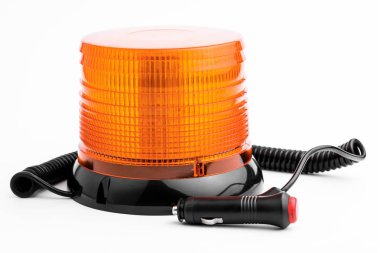 Turuncu beyaz zemin üzerine tel deniz feneri ile döner