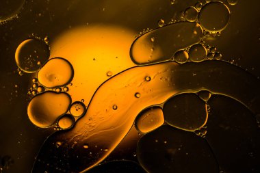 Uzay veya gezegenler evren uzay soyut arka plan. Hava veya moleküllerin makro fotoğrafçılığı. Soyut alan arka planı.