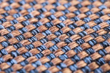 renkli kumaş dokusuna. Lif ve kumaş yapısı.