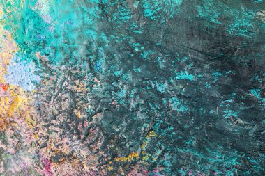 Parlak yağlı boya paletinin arkaplan resmi.