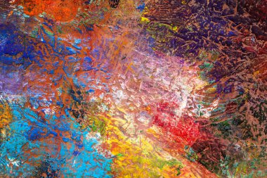 Parlak yağlı boya paletinin arkaplan resmi.