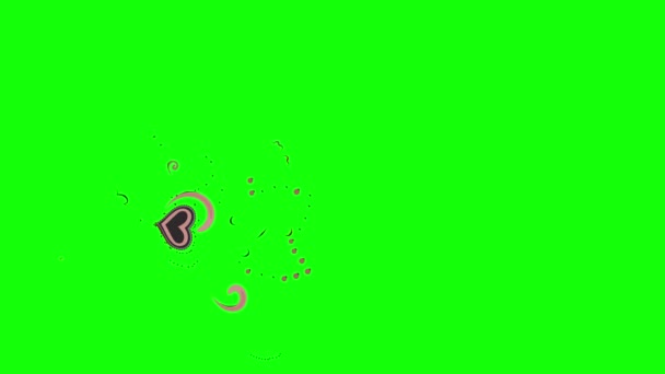 Mönster Grön Bakgrund Geometrisk Form Grön Bakgrund Grön Bakgrund Animation — Stockvideo