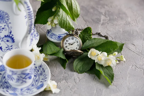 Muhteşem çay servisi. Yasemin yeşil çay.