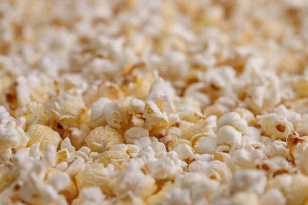 Popcorn Solony Bliska Popcorn Tła Przekąski Żywności Aby Obejrzeć Film — Zdjęcie stockowe