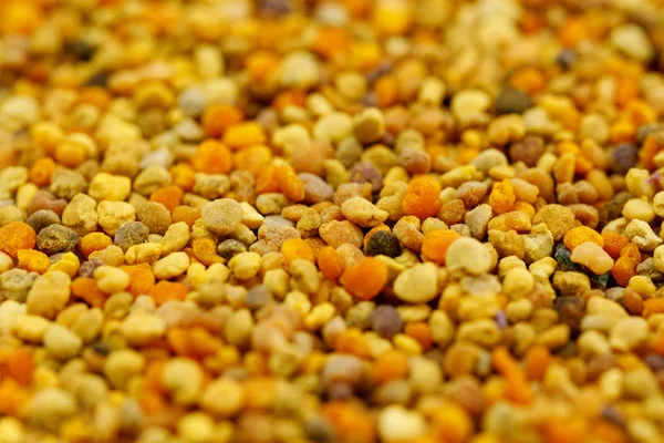 Texture Bee Pollen Bright Pollen Bee Product Close — Stock Photo, Image