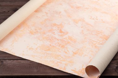 Çadır bezi dokulu arka planlar. Ürünün tanıtımı.