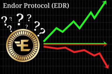 Mümkün tahmin Endor Protokolü (Edr) cryptocurrency - yukarı, aşağı veya yatay olarak grafikler. grafik.