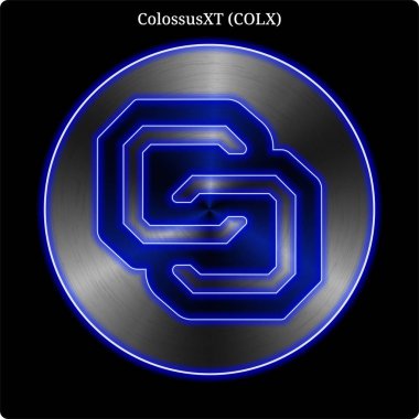 Colossusxt (Colx) sikke witn mavi neon glow metal.