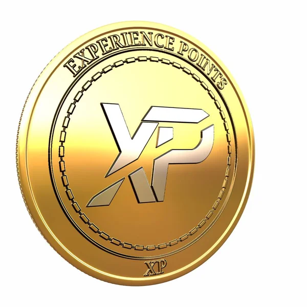 Golden T cryptocurrency coin.