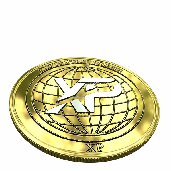 Golden T cryptocurrency coin.