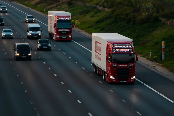 Tráfico de autopistas británicas —  Fotos de Stock