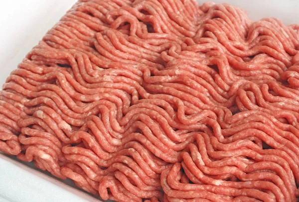 Close Lean Ground Beef — Stock Photo, Image