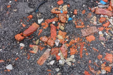 Kırık taş doku ve arka plan 