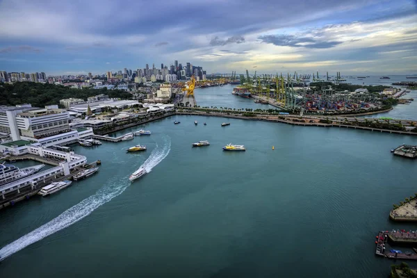 Singapur Diciembre 2017 Vista Día Isla Sentosa Sentosa Singapur Sentosa — Foto de Stock