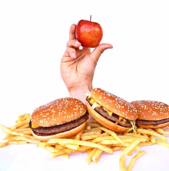 Bir Demet Fast Food Dan — Stok fotoğraf