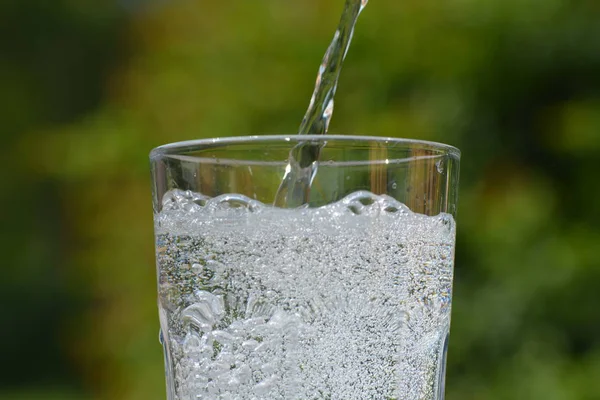 Agua Vaso Cerca —  Fotos de Stock