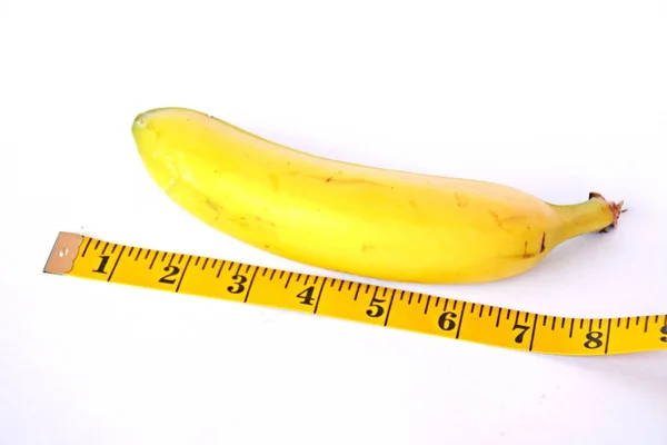 Miara Taśma Banan Zbliżenie — Zdjęcie stockowe