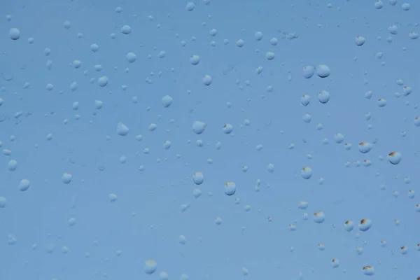 Regendruppels Een Raam — Stockfoto