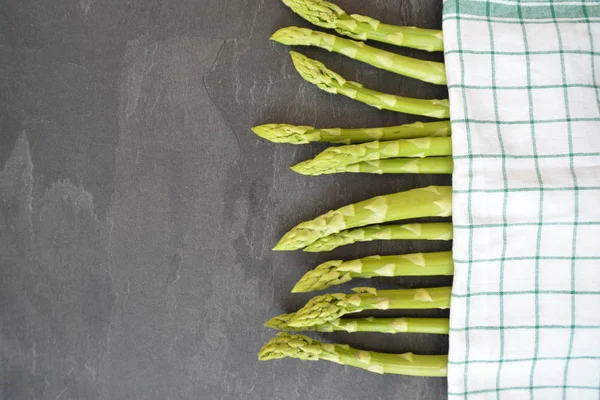 Rijpe Ongekookte Asperges Close — Stockfoto