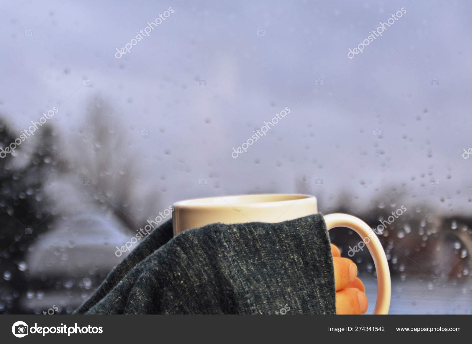 Holding Cup Tea Rainy Day Stock Photo Image By C Maddas Holding Cup Tea Rainy Day Stock Photo Image By C Maddas