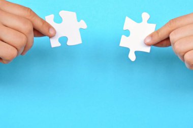  beyin fırtınası ve karar için puzzels kavramı