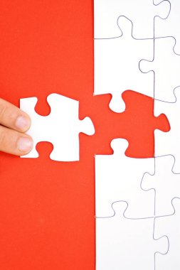  beyin fırtınası ve karar için puzzels kavramı