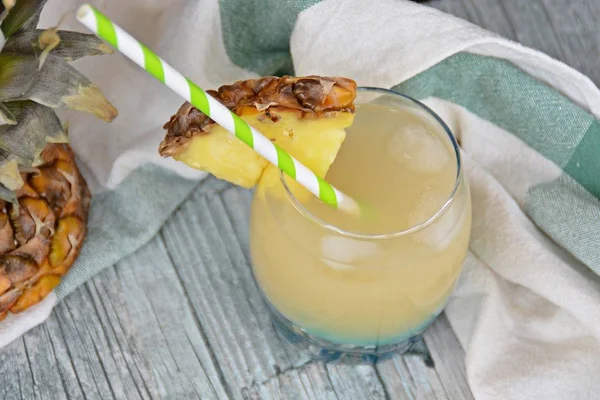 Bebida Verão Feita Abacaxi — Fotografia de Stock