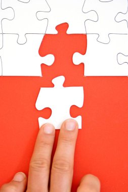  beyin fırtınası ve karar için puzzels kavramı