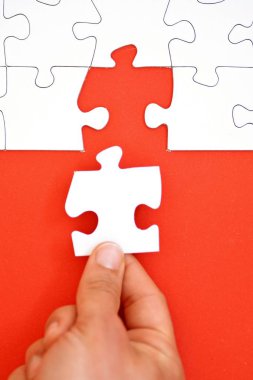  beyin fırtınası ve karar için puzzels kavramı