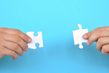  beyin fırtınası ve karar için puzzels kavramı