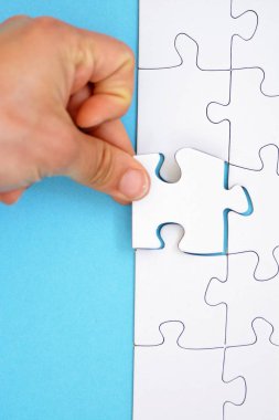  beyin fırtınası ve karar için puzzels kavramı