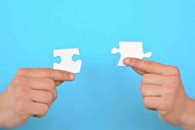  beyin fırtınası ve karar için puzzels kavramı