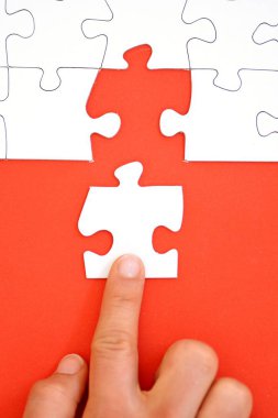  beyin fırtınası ve karar için puzzels kavramı